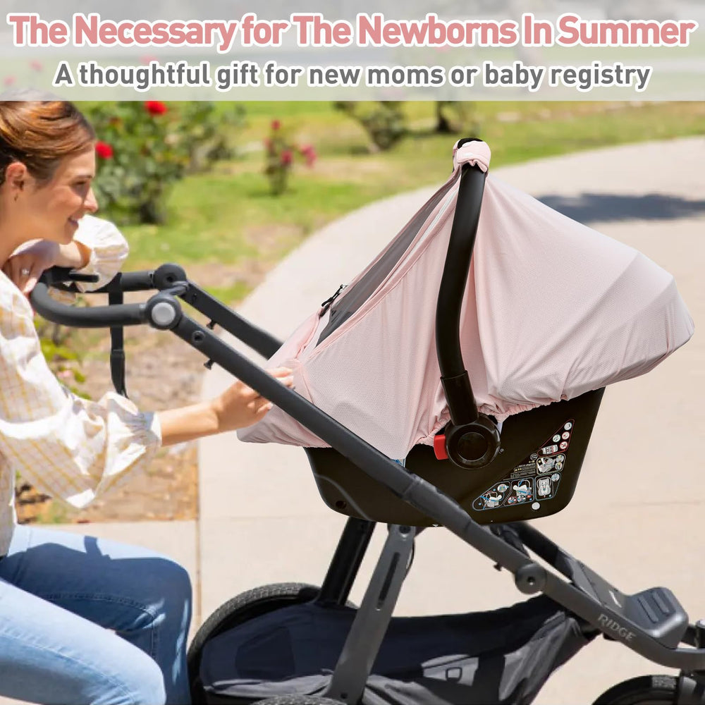 Beatoutou pink sunshade for summer and autumn car trips.