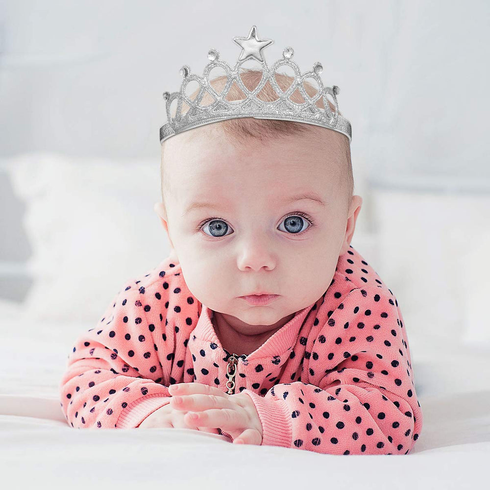 Beaupretty rhinestones crown catches light during birthday celebrations
