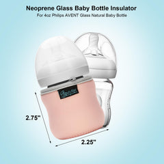 Beautyflier green sleeve stabilizes the bottle during handling with elastic band