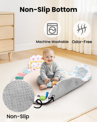 Beavtaens oversized non-slip mat providing a roomy, secure play space