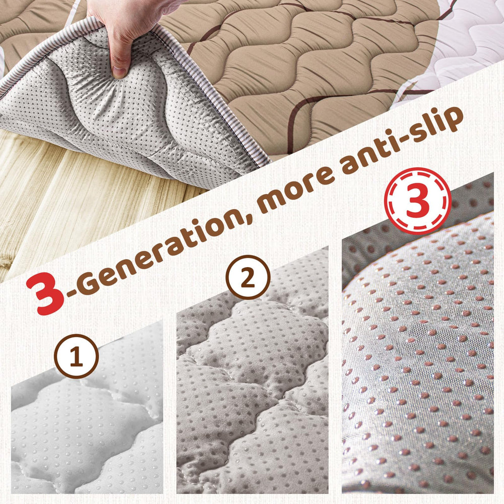 Beavtaens Baby Play Mat folds flat for quick storage after play.