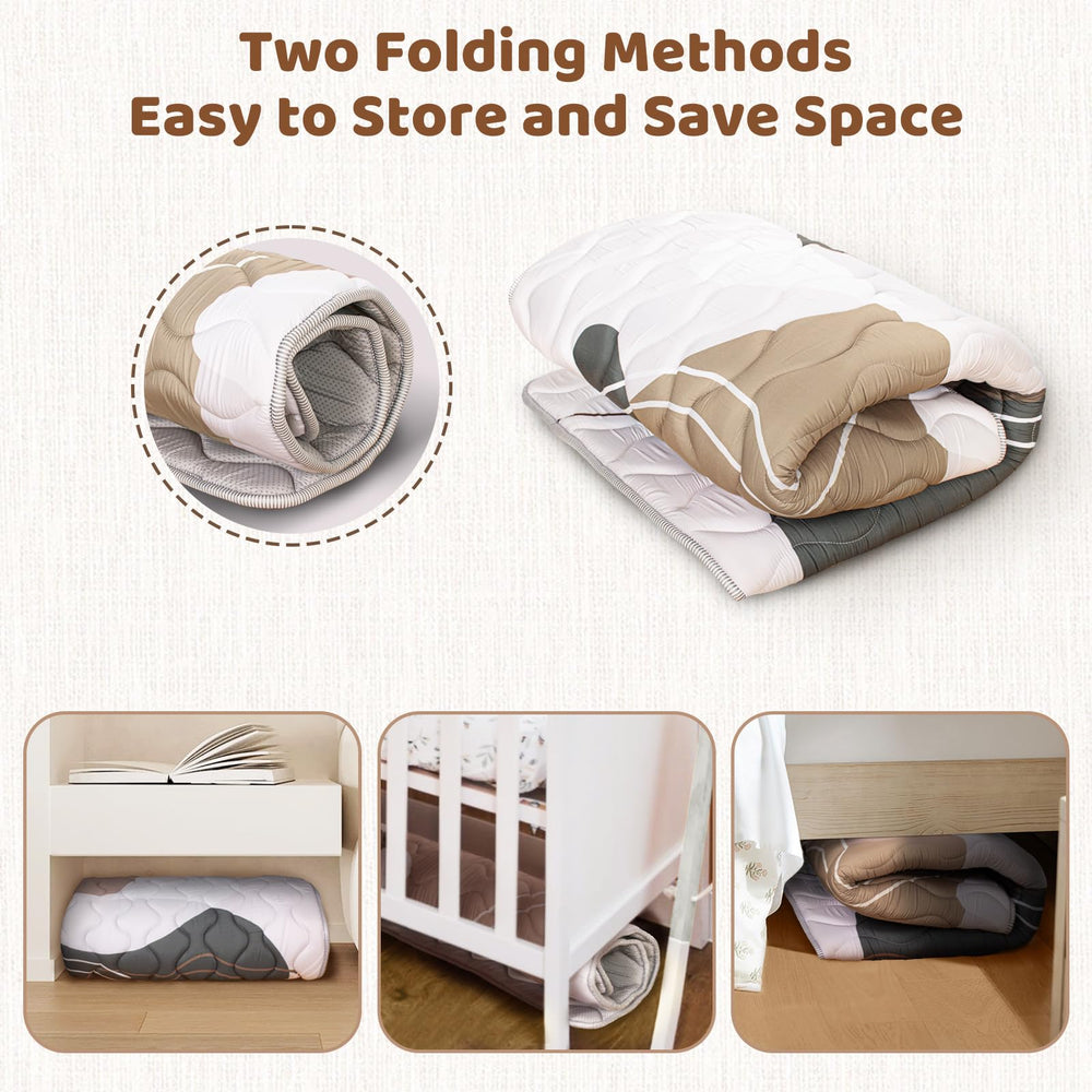 Beavtaens Baby Play Mat fits inside a 50x50 playpen with no gaps.