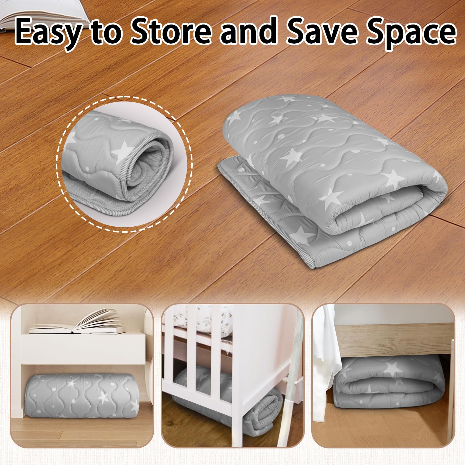 Beavtaens baby play mat machine washable for fast cleaning after spills.