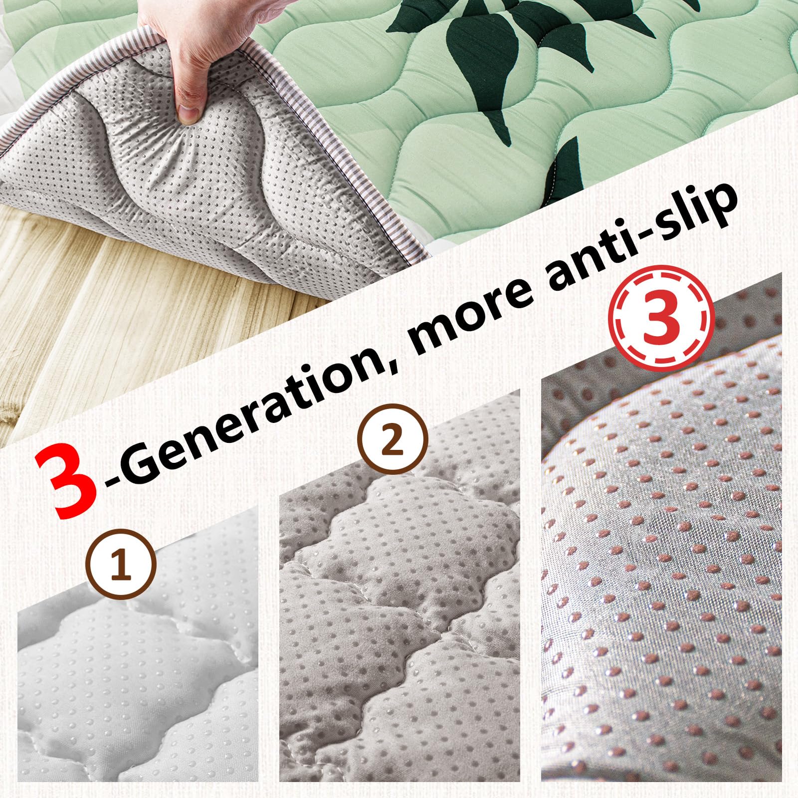Beavtaens soft-foam edge highlights extra comfort during tummy time.