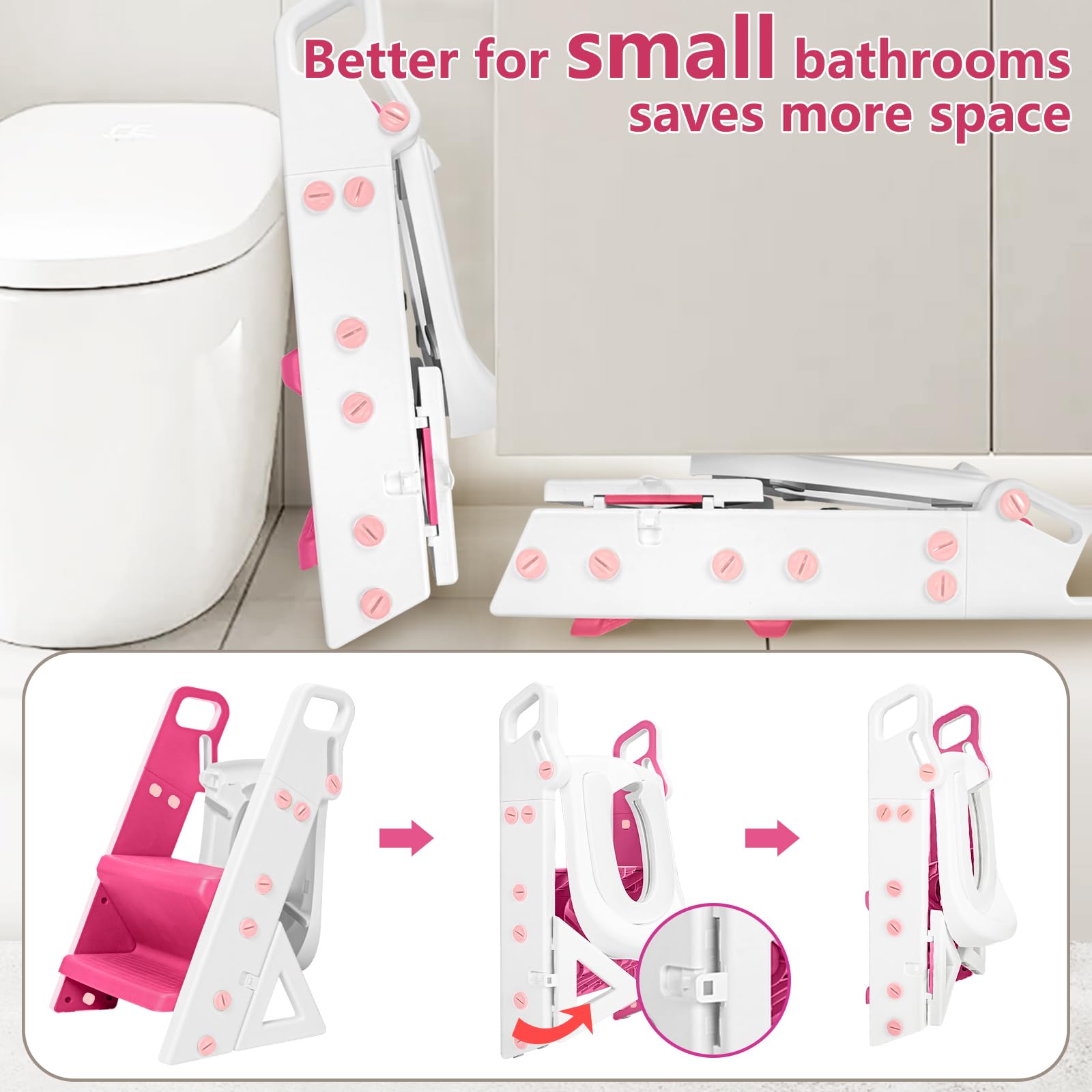 Beavtaens adjustable-height seat adapts to growing toddlers' toilet needs