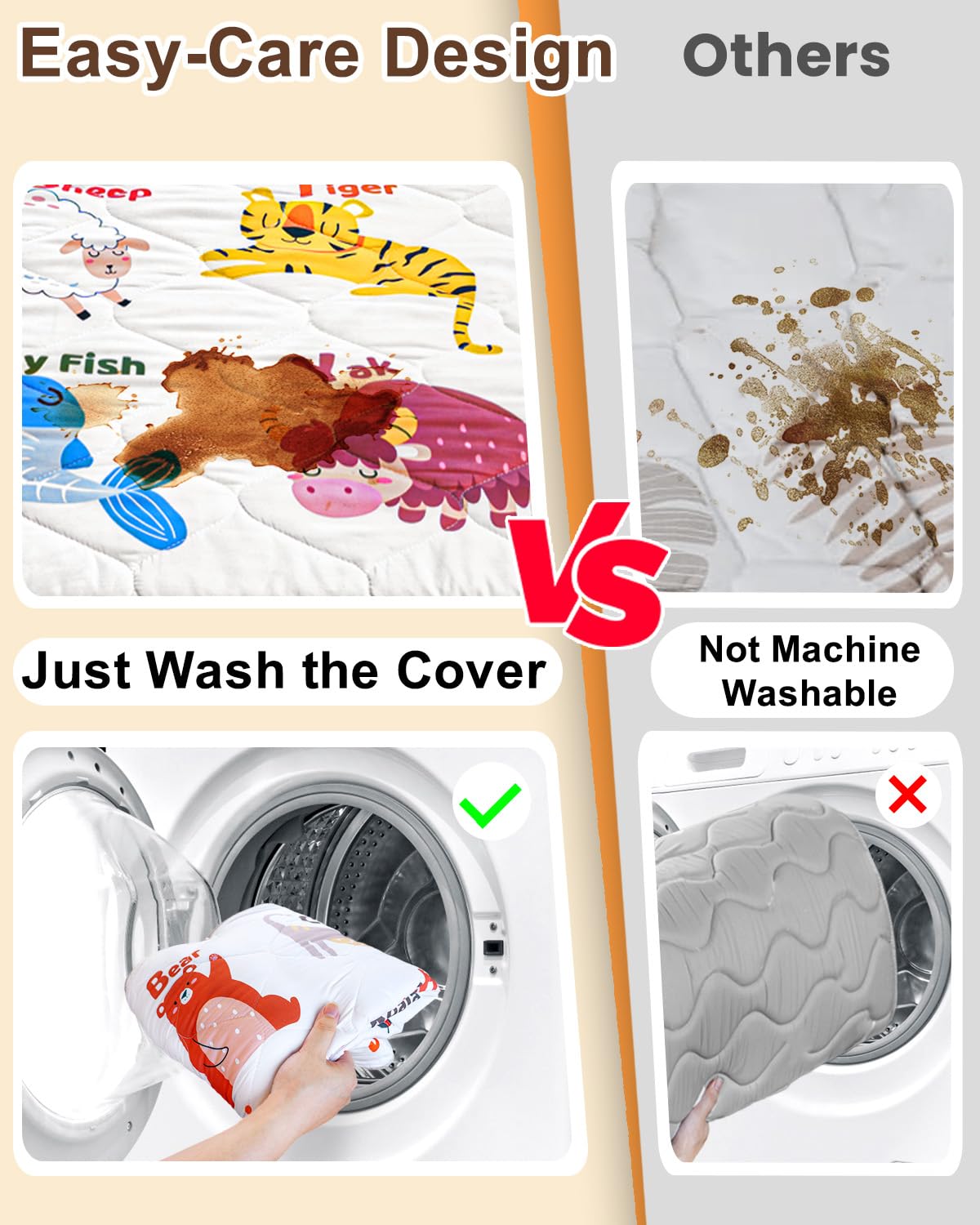 Beavtaens foam baby play mat core thickness highlighted for cushioning