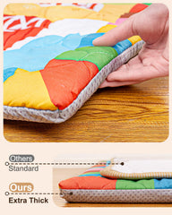 Beavtaens Foam Baby Play Mat non-slip bottom stabilizes the play area