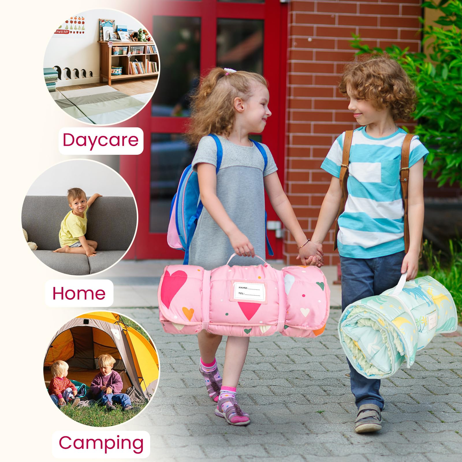 Beavtaens nap mat is fade-resistant and anti-pilling for lasting softness