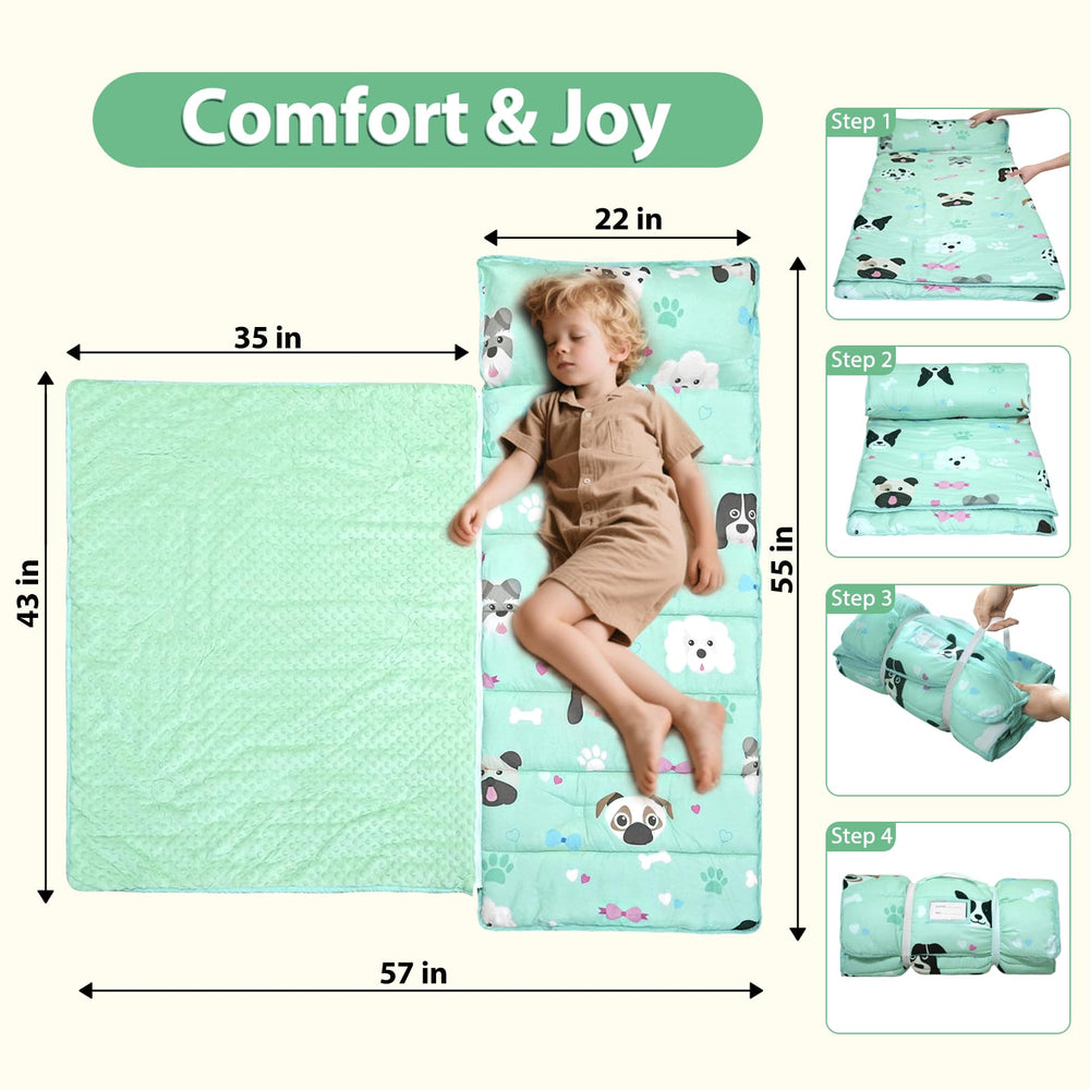 Beavtaens nap mat minky dot fabric closeup adds gentle texture and warmth
