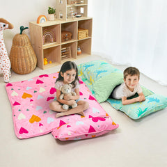 Beavtaens nap mat with portable handle for grab-and-go travel