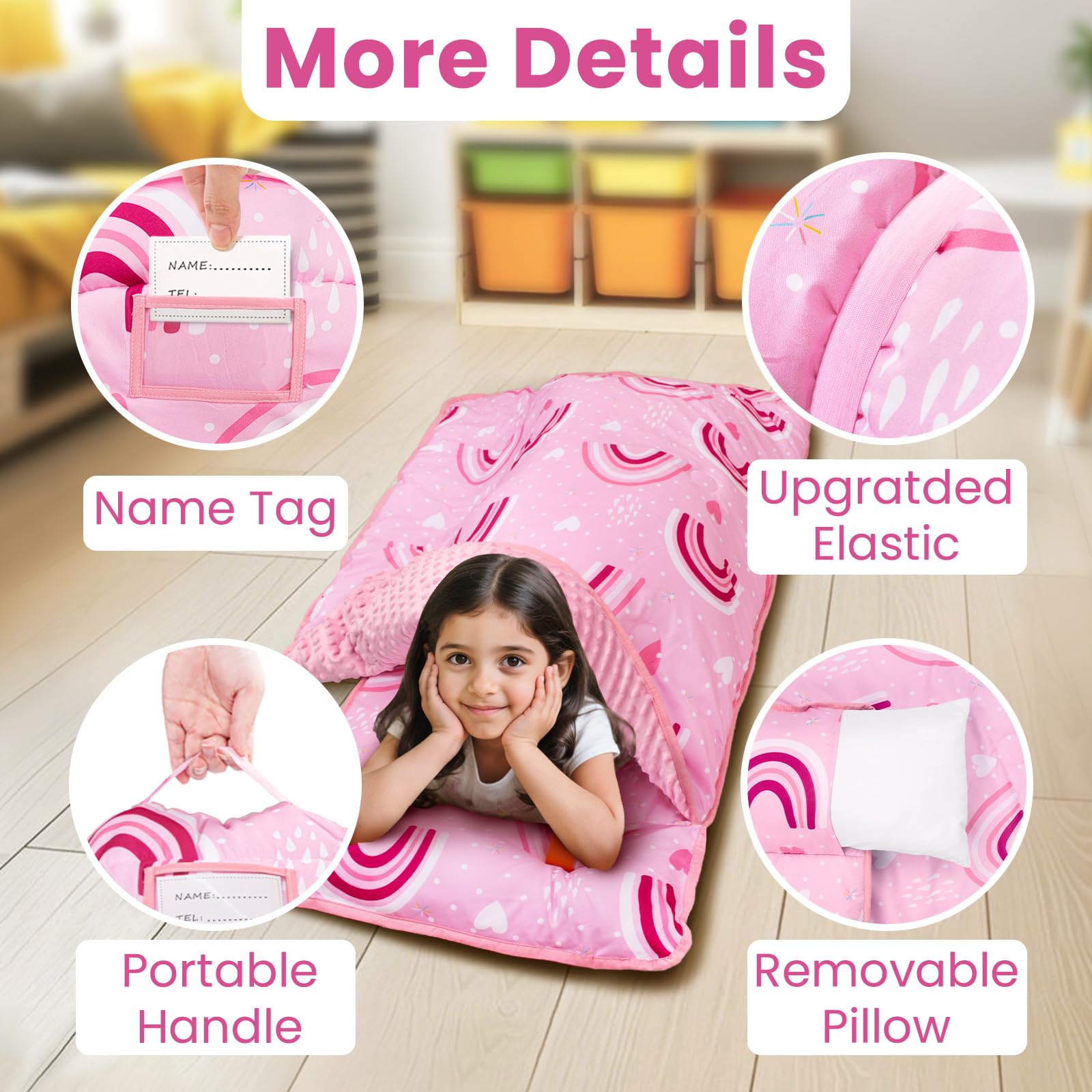 Beavtaens nap mat washable cover simplifies cleanup