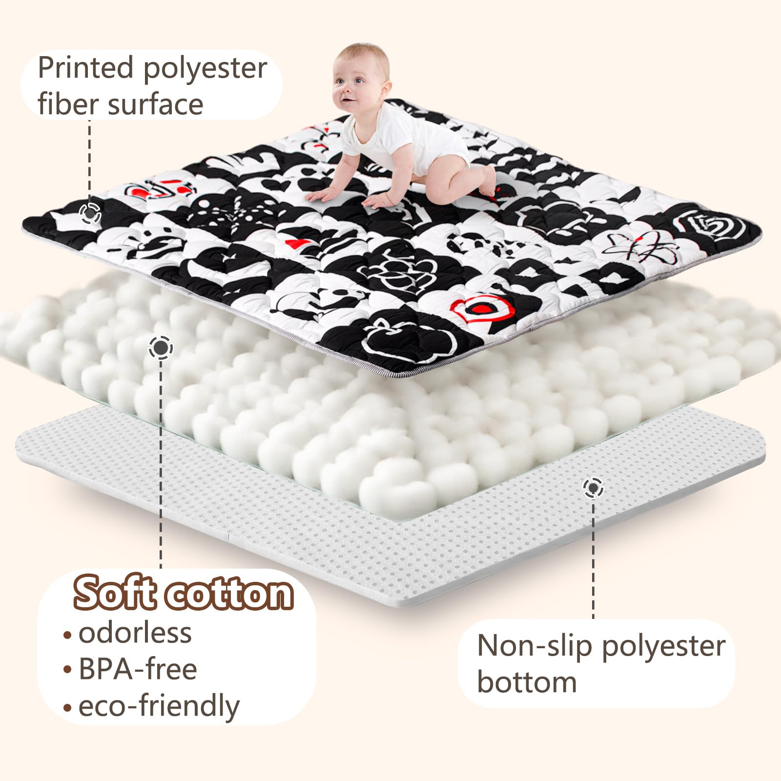 Beavtaens play mat outdoors on grass illustrates versatile use for parks and picnics