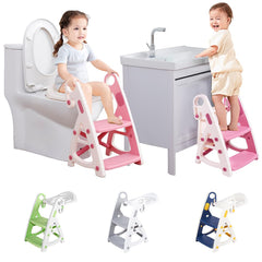 Beavtaens potty seat 2in1 design provides stable toilet access for kids.
