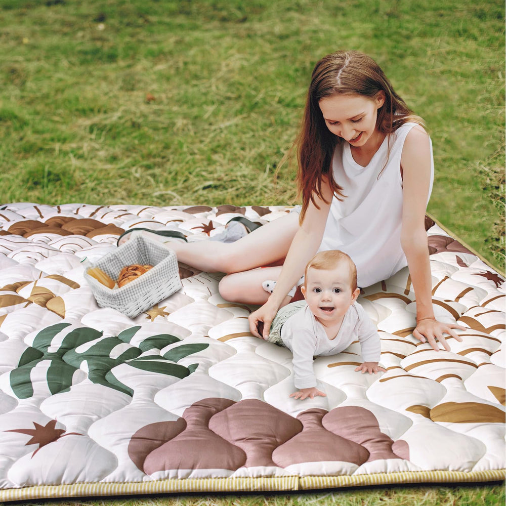 Beavtaens soft-touch activity mat, gentle texture ideal for baby exploration.