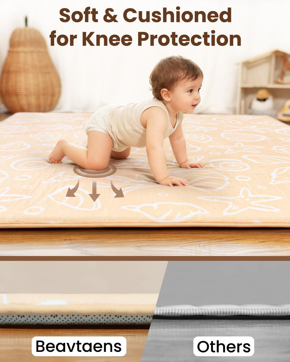 Beavtaens splash-resistant surface helps keep spills away for quick cleanups.