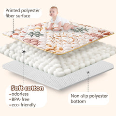 Beavtaens upgraded anti-slip bottom, grips floors to reduce slips during crawls.
