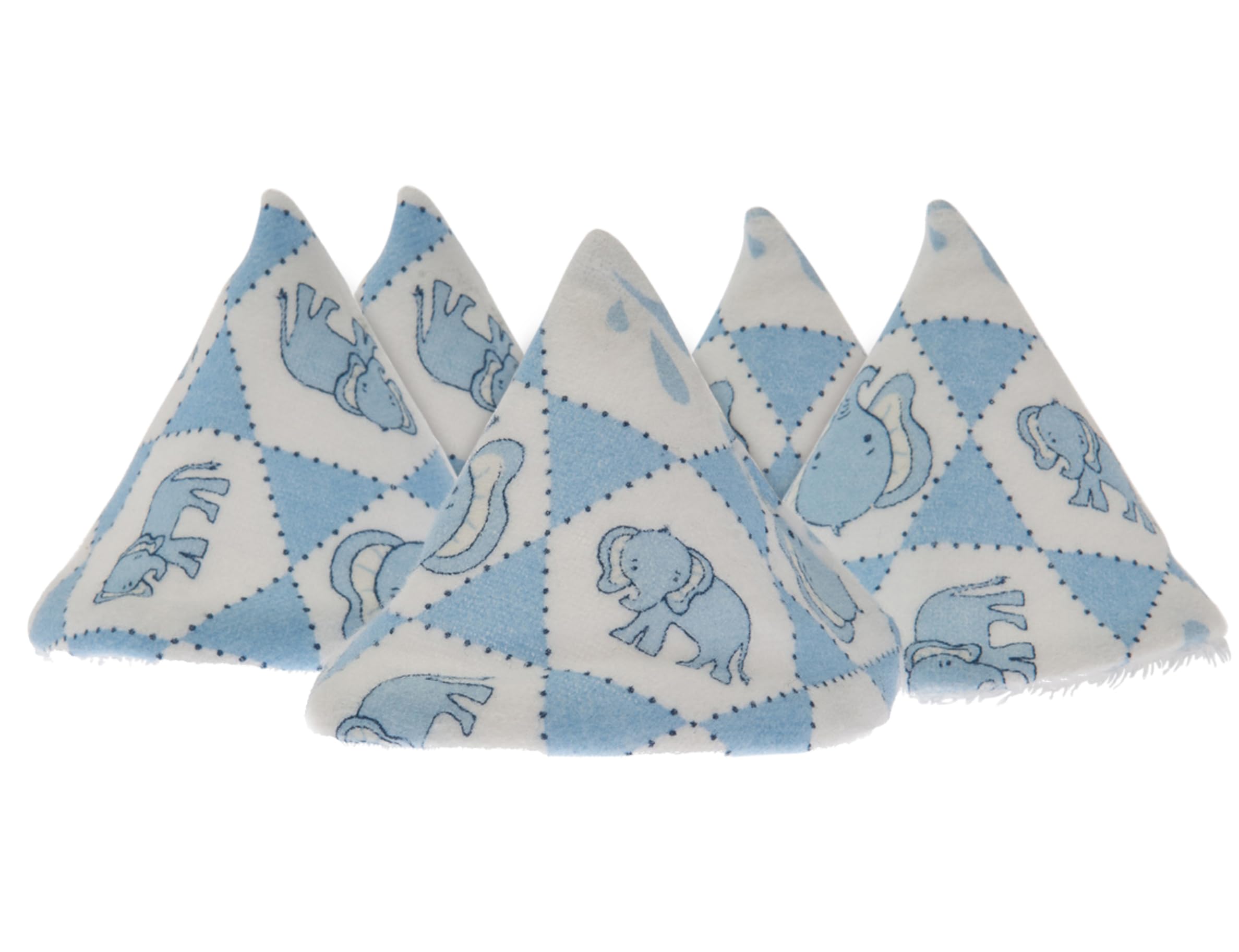 Beba Bean elephant 5-pack peepee teepees in gift-ready packaging for baby showers.
