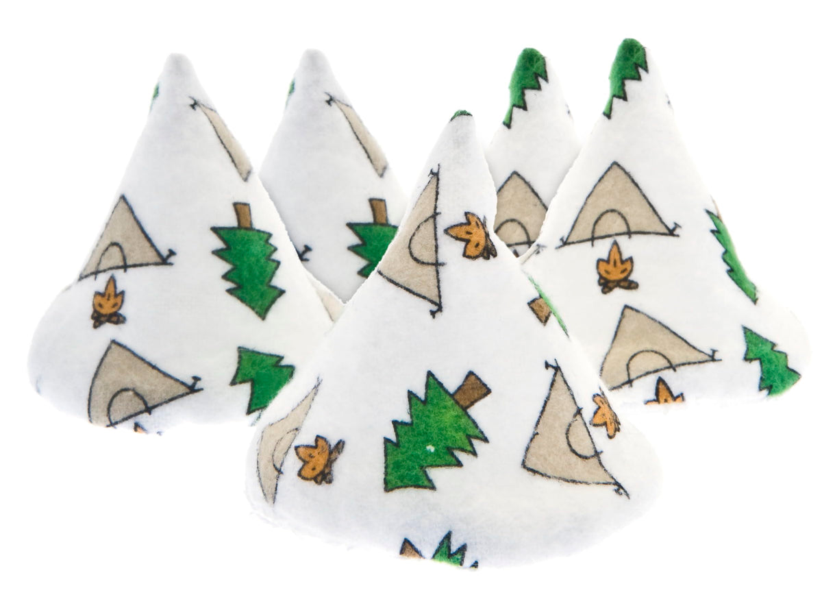 Beba Bean Pee Pee Tee Pee caps 5-pack ready for clean diaper changes