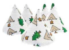 Beba Bean Pee Pee Tee Pee caps 5-pack ready for clean diaper changes