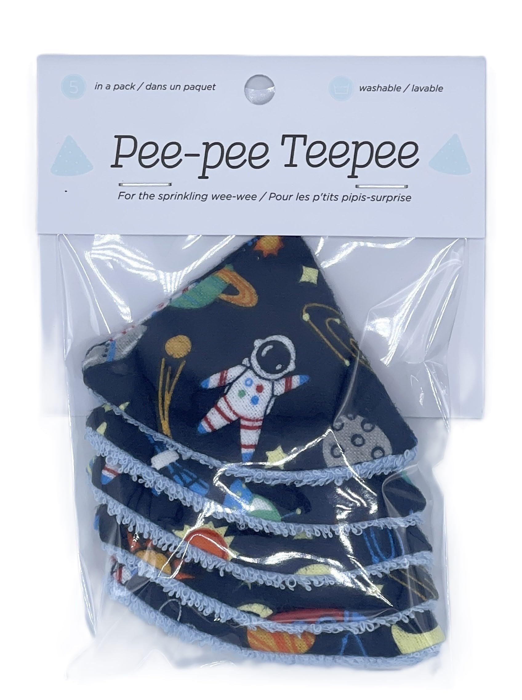 Beba Bean peepee teepee for baby boy shields against sprays during diaper changes.