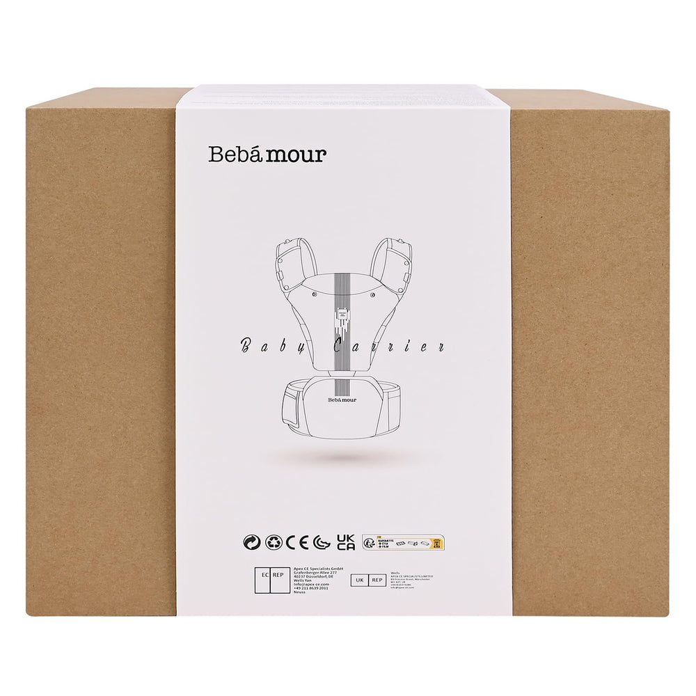 Bebamour detachable bibs set for quick-clean meals