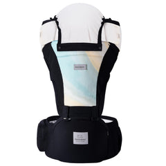 Bebamour baby carrier in back carry enables hands-free outings.