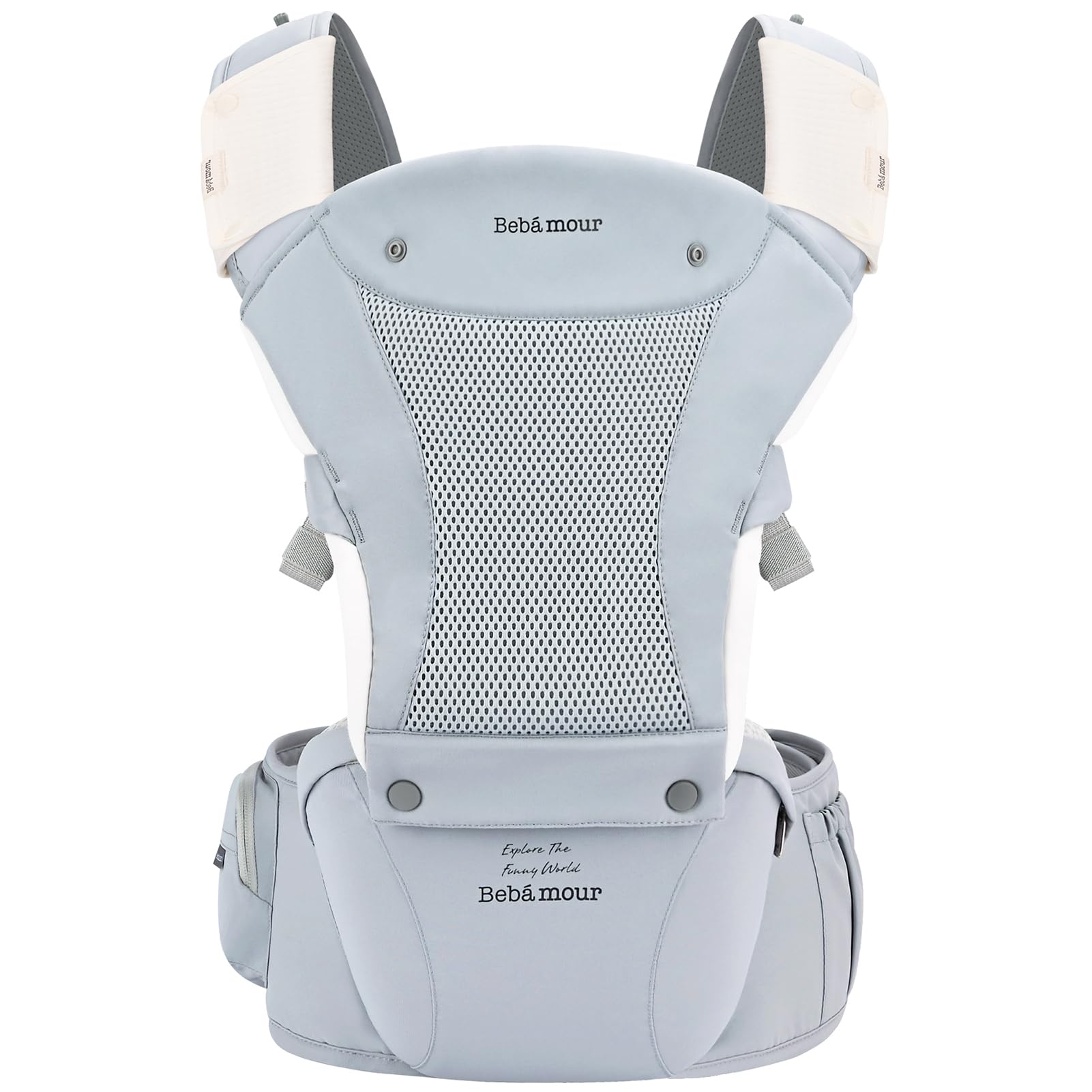 Bebamour pacifier case with gift-ready carrier packaging
