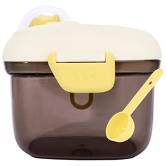 Bebamour baby formula dispenser front view shows compact travel-ready design.