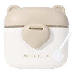 Bebamour baby formula dispenser outer view, portable for on-the-go feeds