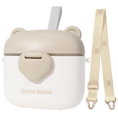 Bebamour cow‑design lid fits tightly to prevent leaks and keep food fresh