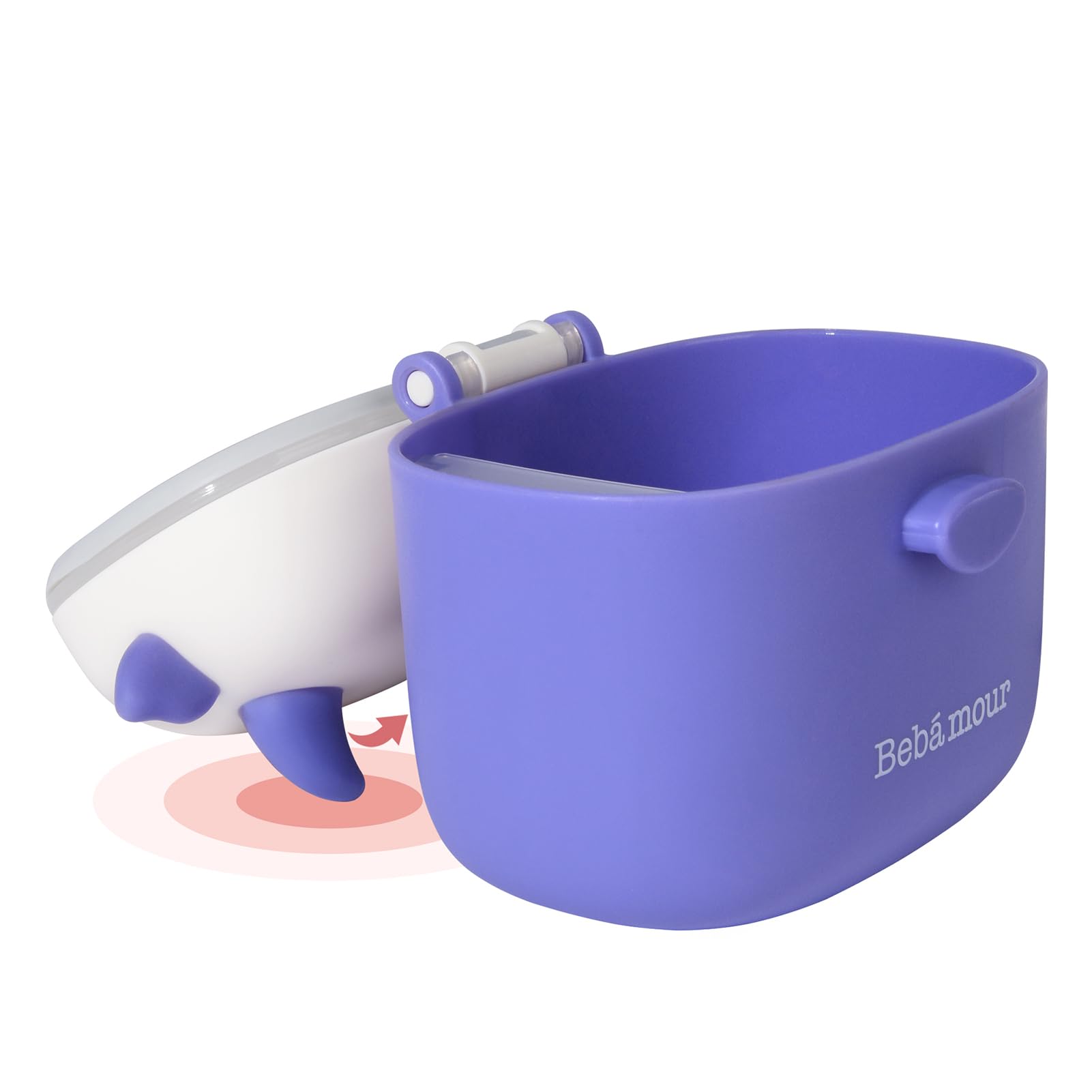 Bebamour lid-soft-rubber-tentacles show baby-safe bite-friendly design.