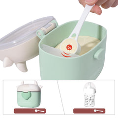 Bebamour formula container showing airtight sealing for freshness.