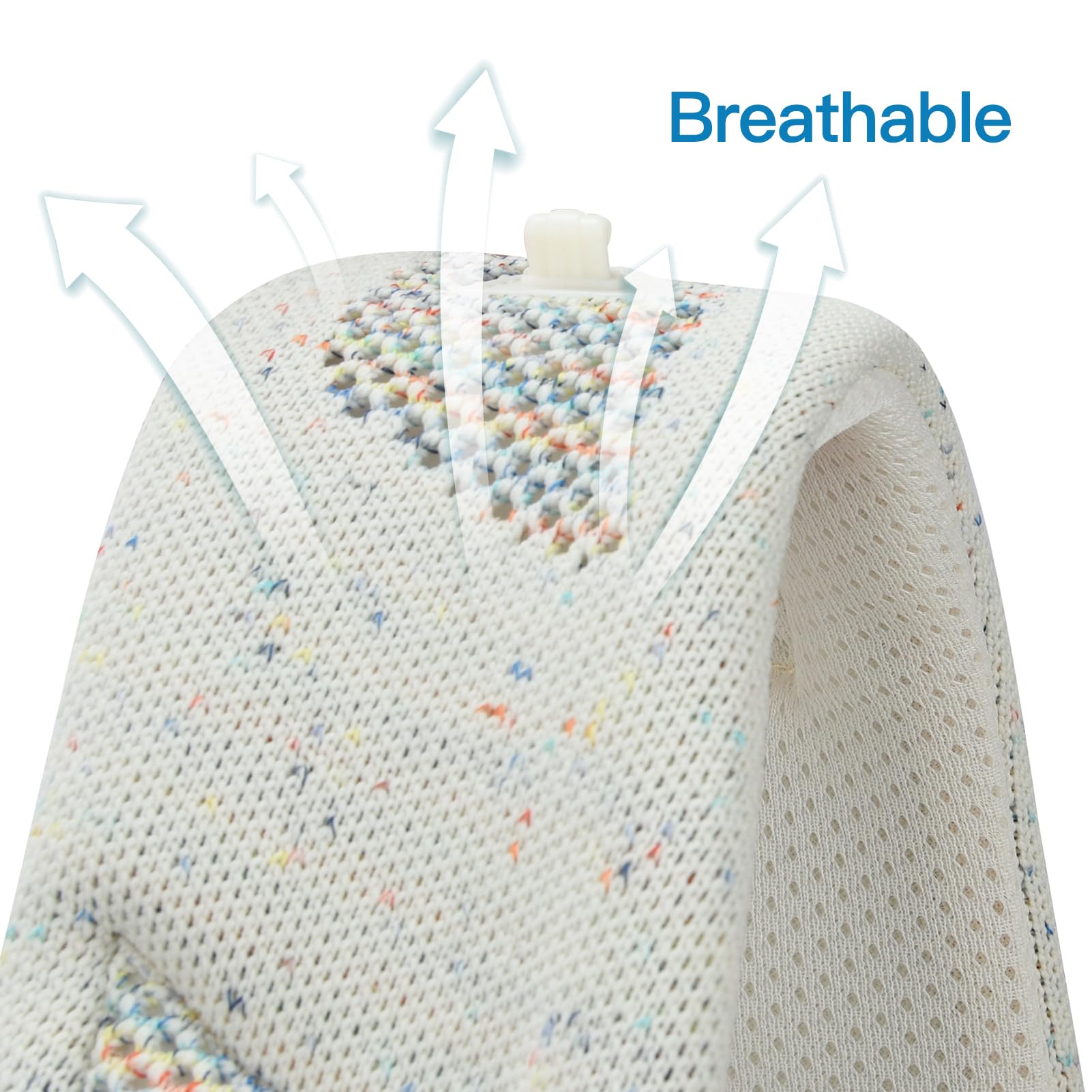 Bebamour Knit Baby Carrier newborn-to-toddler range supports growing babies.