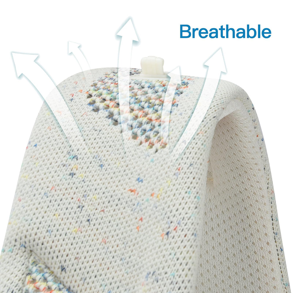 Bebamour Knit Baby Carrier newborn-to-toddler range supports growing babies.