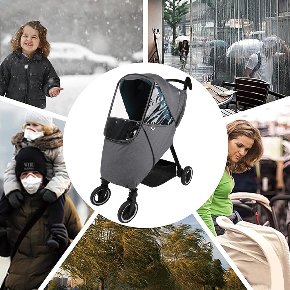 Bebamour air holes for fresh airflow on the stroller cover