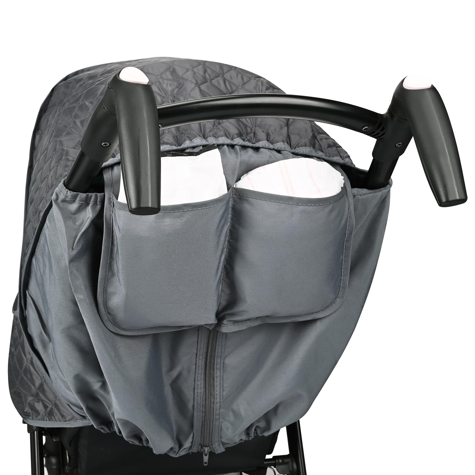 Bebamour sun shield curtain highlights extra sun protection for baby.