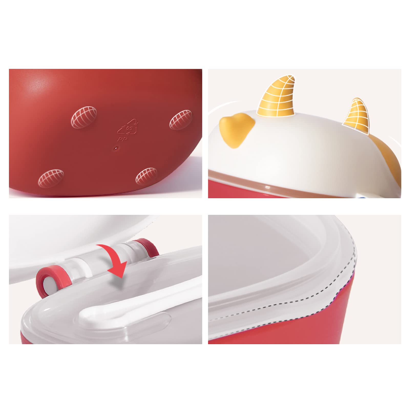 Bebamour travel-friendly dispenser demonstrates leak-proof design in real-use scenarios.