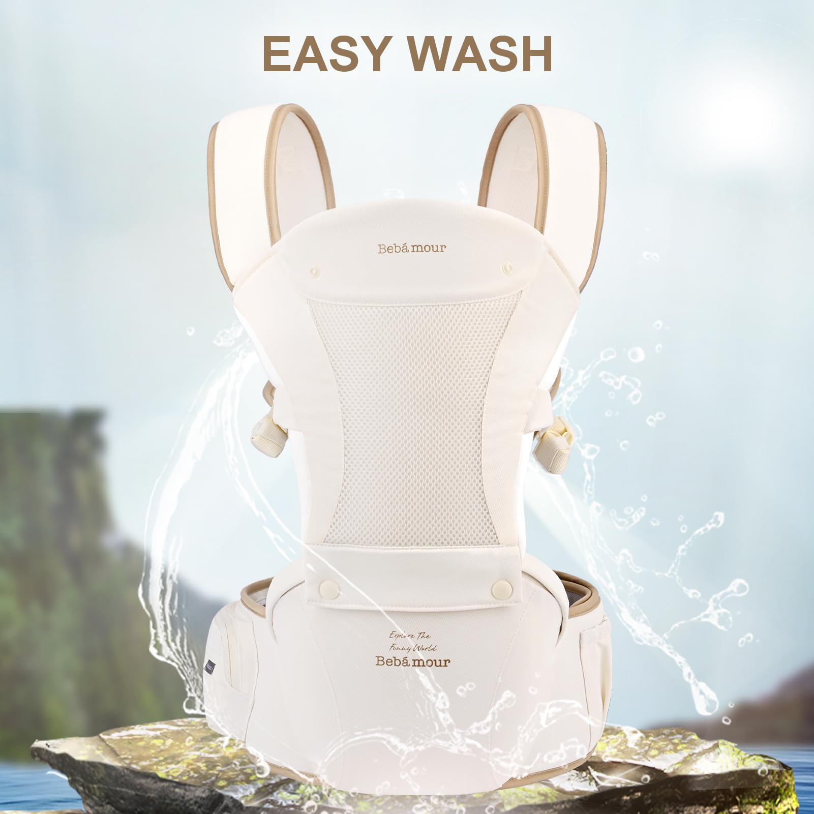 Bebamour-waist-extender extends fit for diverse caregivers.