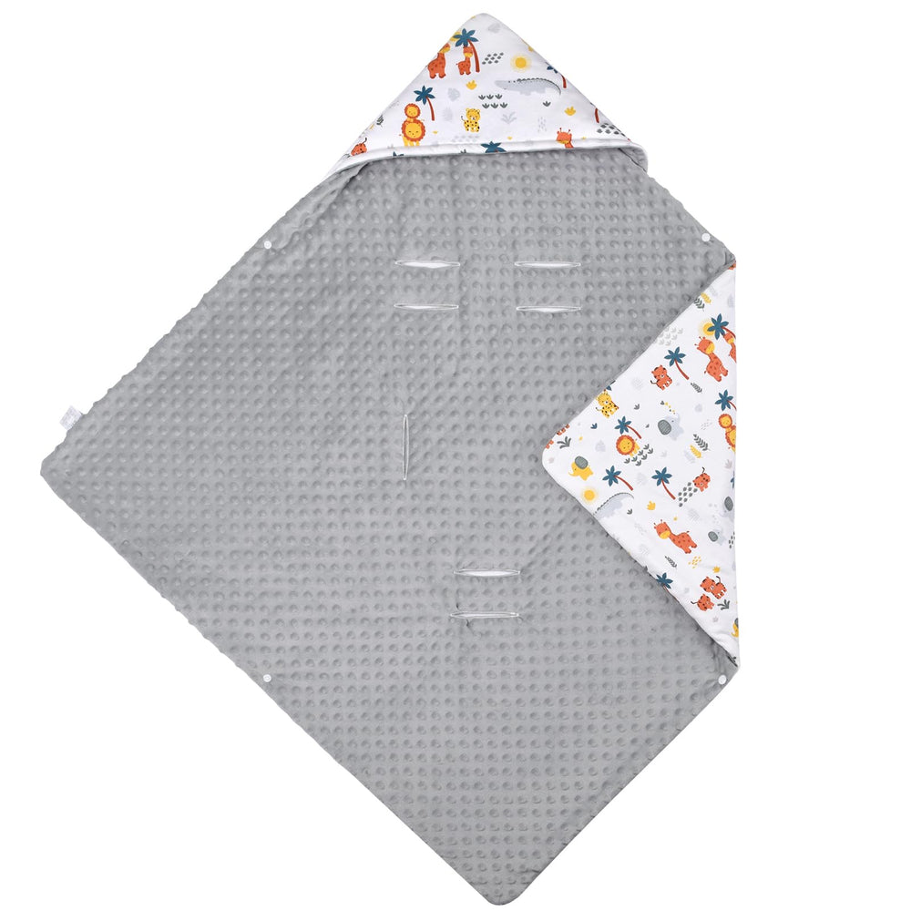 Bebamour windproof-hood car-seat-cover protects on cold days