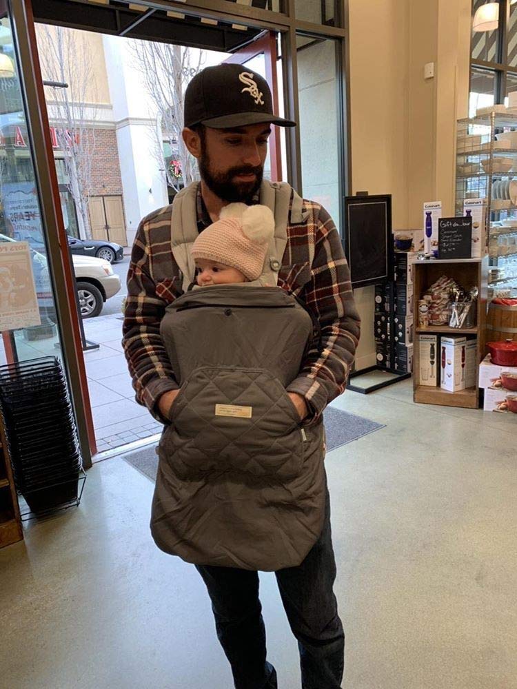 bebamour detachable hat view demonstrates reversible head coverage for front or backpack carry