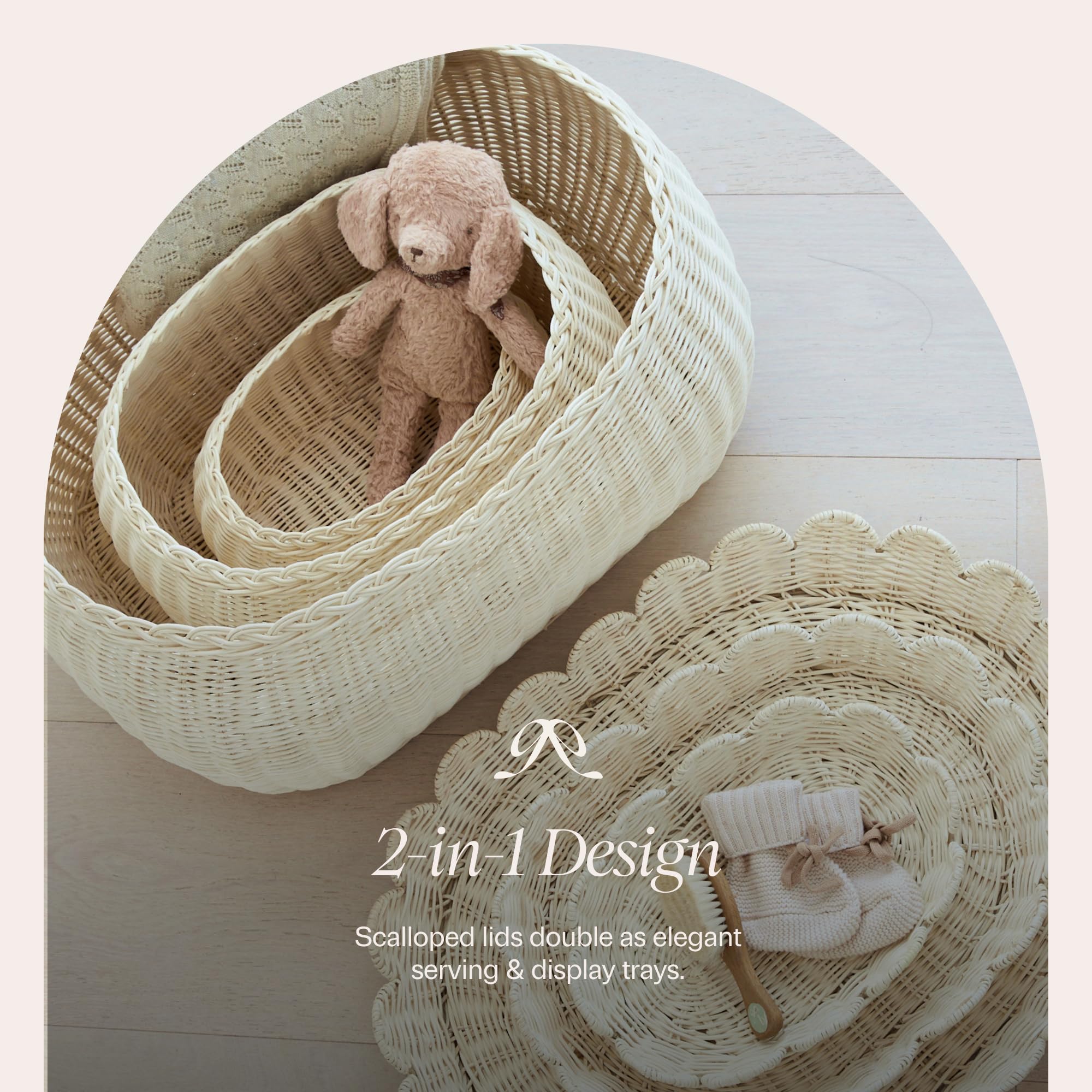 BEBE BASK Fauna gender-neutral nursery fit for baby showers.
