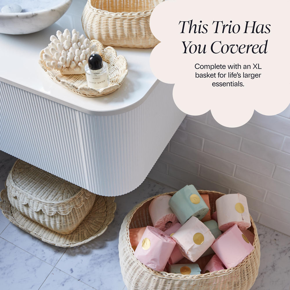 BEBE BASK Fauna lid doubles as a stylish display tray.