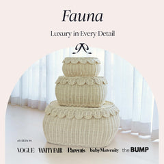 BEBE BASK Fauna nesting set keeps items organized and saves space.