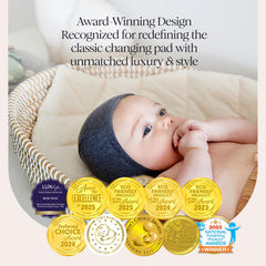 BEBE BASK leaf-shaped liner for milestone photos and soft cushioning.