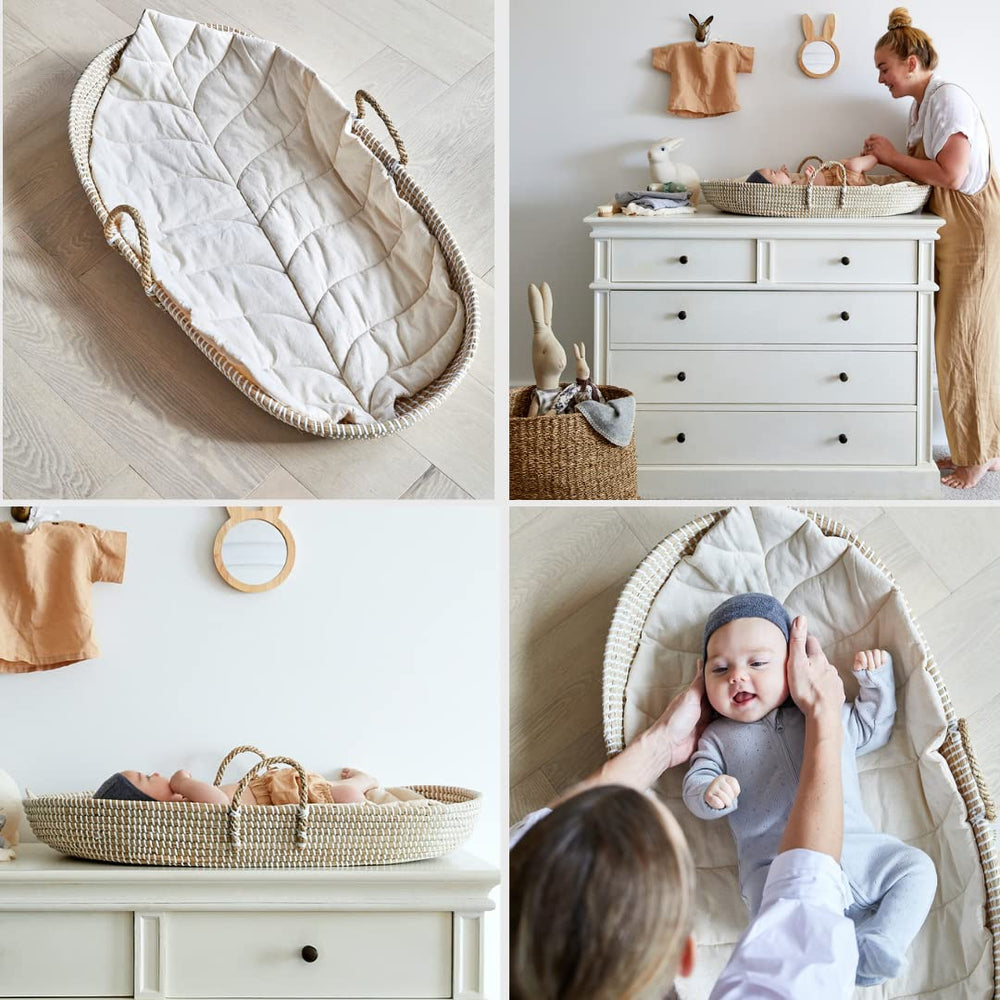 Bebe Bask Lily Blush gift ready packaging makes a thoughtful baby shower gift.