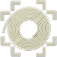Bébé Earth edge protector on table edge enhances safety and clean look.