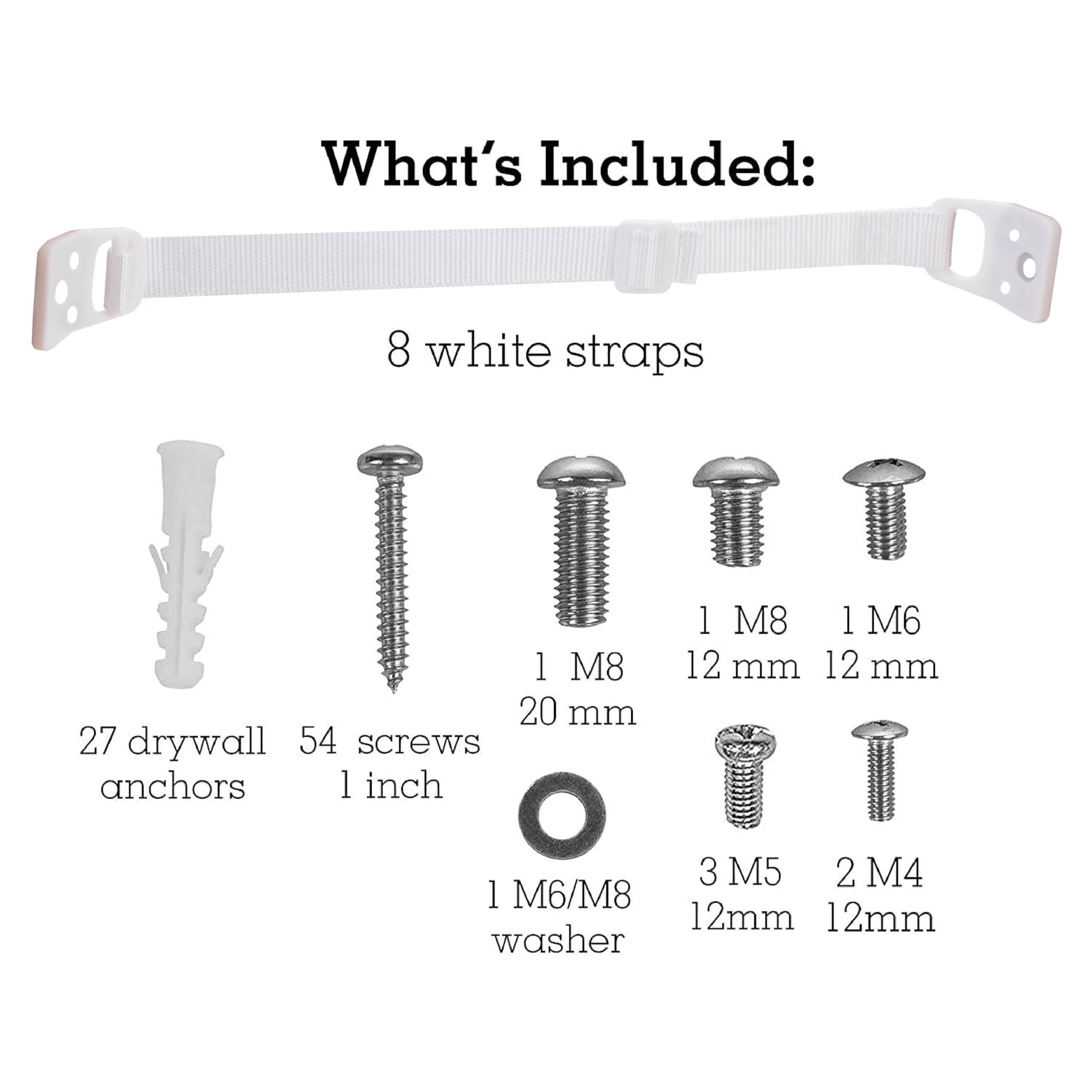 Bébé Earth cabinet straps secure tall shelves from tipping
