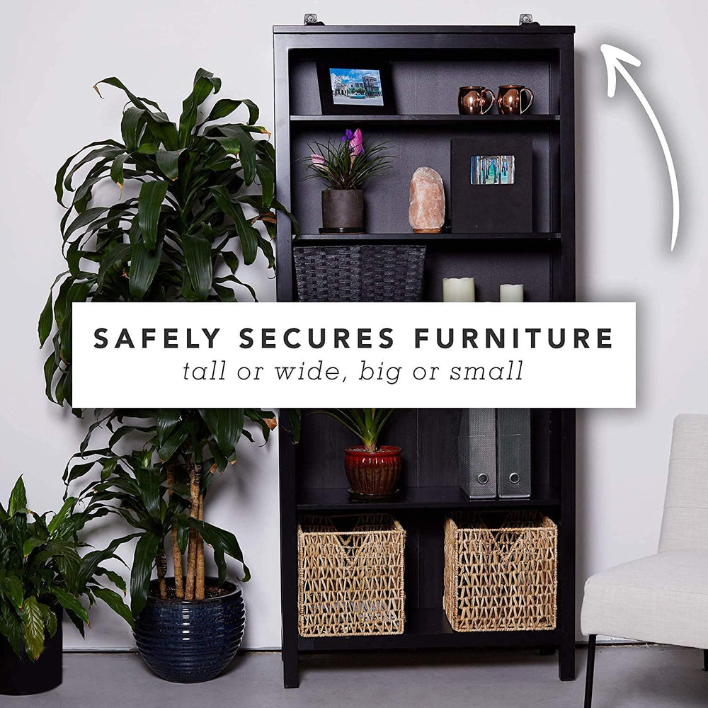 Bébé Earth straps provide earthquake-ready stability for heavy furniture