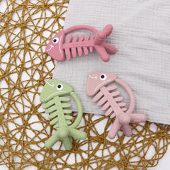 Bebe Mondo 3in1 teether tail texture pink aids gum massage