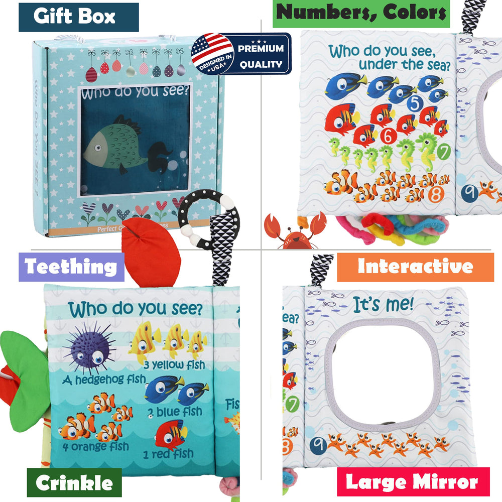 Bebe Mondo baby crab helps sensory and curiosity development.